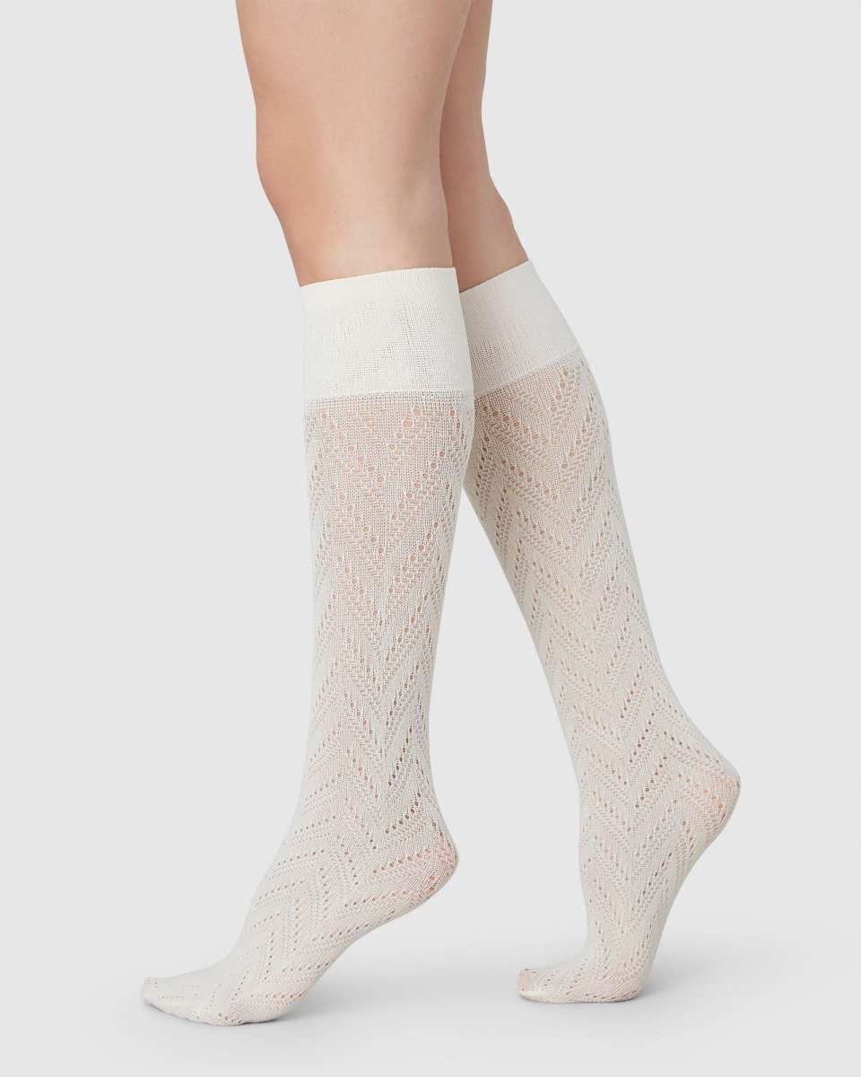 Ina Pointelle Knee-Highs